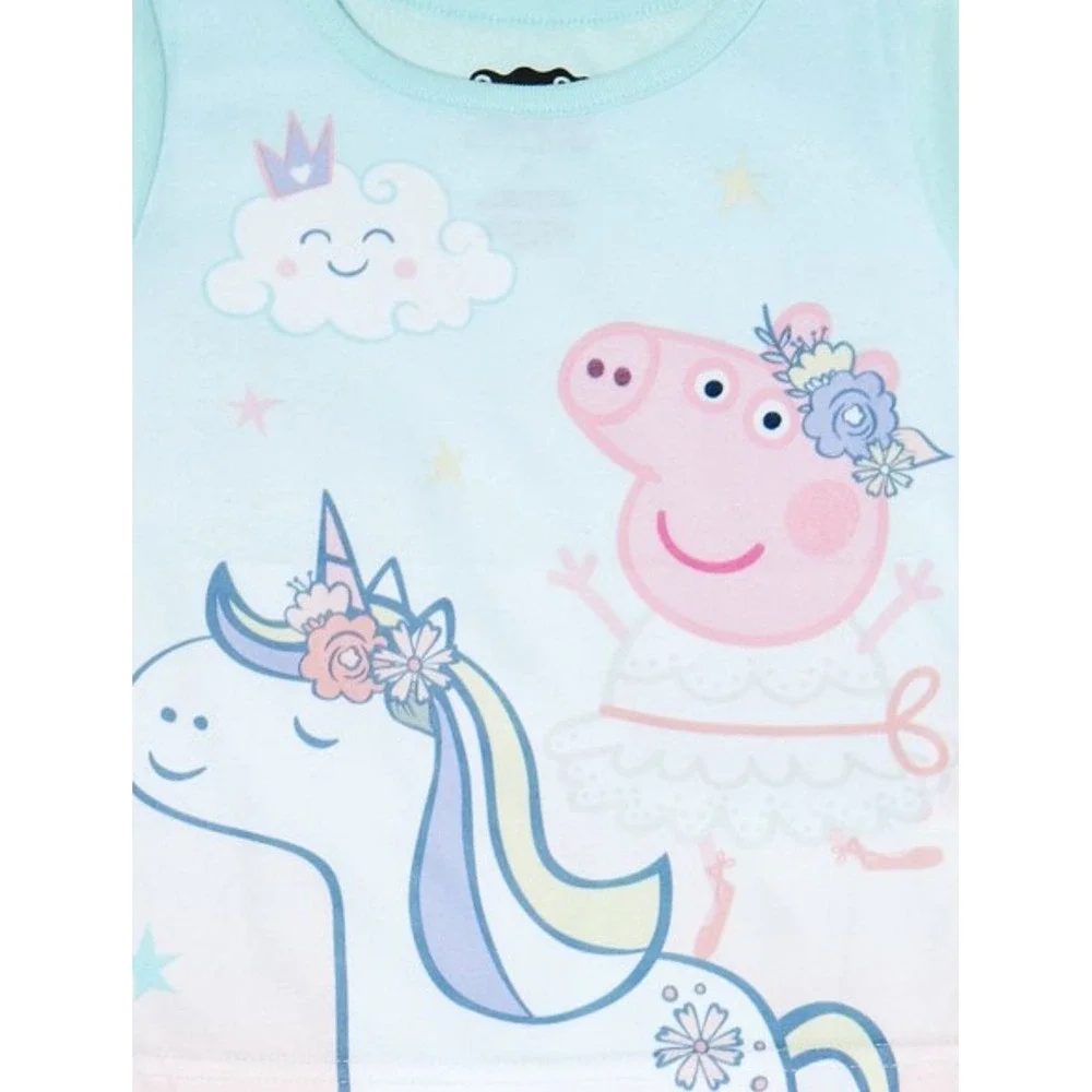 Peppa Pig PJs Toddler‎ Girls Size 18M FLANNEL 2 Pc Pajamas Set 2905